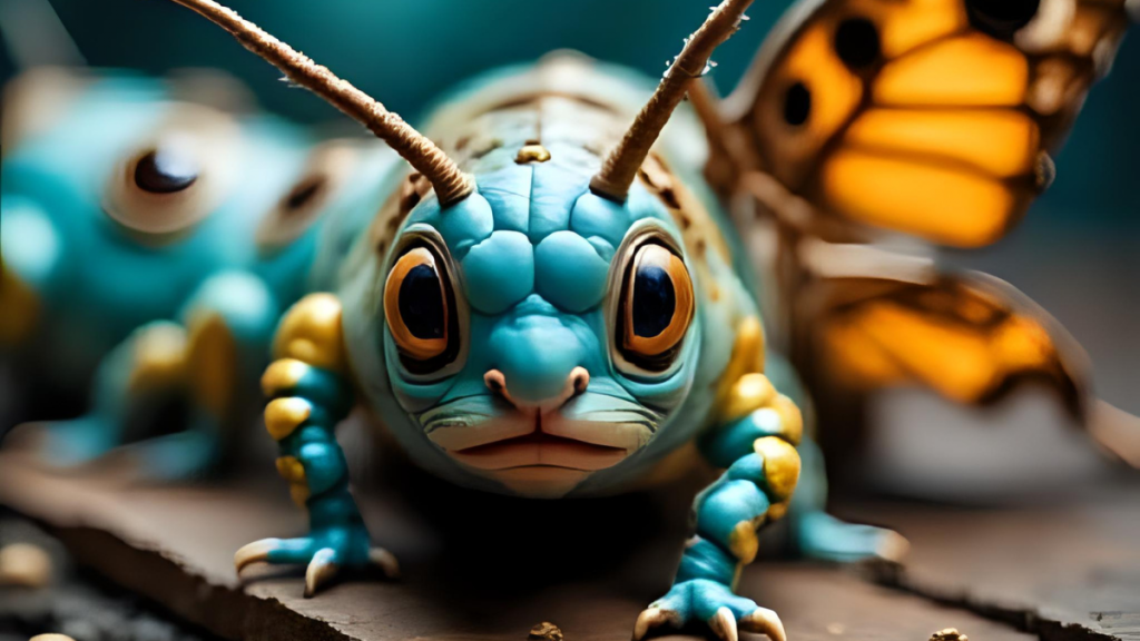 Une chenille qui refuse de se transformer en papillon car elle résiste au changement.